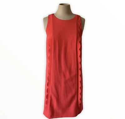 Vestido vaquero Tahari para mujer color coral sin mangas talla 4 Foto 1 de 4