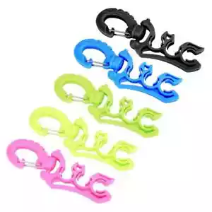 Diving Underwater Plastic 3 BCD Hose Holder with Clip Buckle Hook,Scuba Diving - Picture 1 of 14