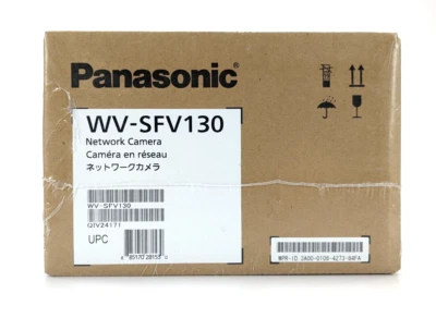 PANASONIC WV-SFV130 - IP Camera / Network Camera *NEW* Factory Sealed Box - Image 1 of 4