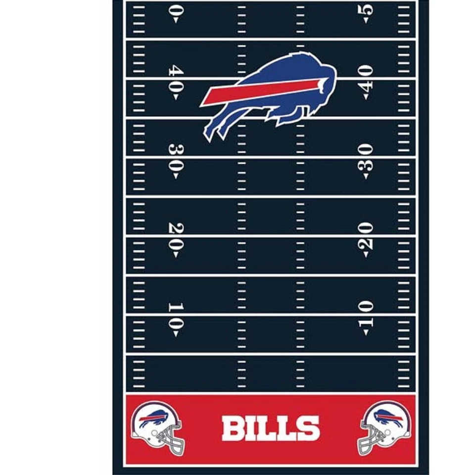 Buffalo Bills NFL Pro Football Sports Party Decoration Plastic Tablecover - Image 1 of 1