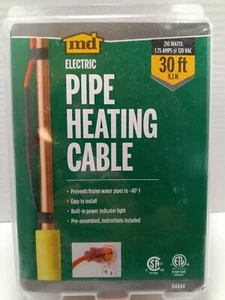 MD ELECTRIC PIPE HEATING CABLE 30" MODEL: 64444 NEW IN PACK - Picture 1 of 5