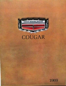 1969 Mercury Cougar XR-7 CJ 428 V-8 Large Sales Brochure REVISED Original - Picture 1 of 8