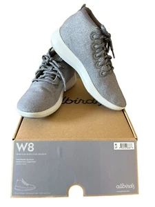 NEW Allbirds Gray Wool Runner-Up Mizzle Shoes Women Sz 8 Running Sneakers Casual - Picture 1 of 9