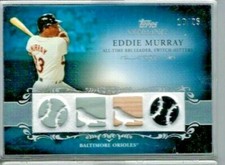 2009 Topps Sterling Eddie Murray Career Chronicles Quad Relic #'ed 10/25