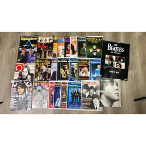 Seltene Vintage Beatles Magazin Sammlung Musik Geschichte Lot 1990er mit Kalender - Bild 1 von 11