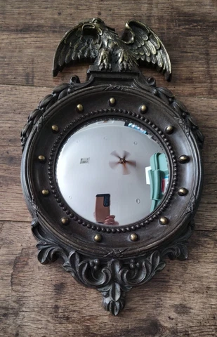 Vintage Homco Eagle Porthole Convex Mirror Wall Decor #2340 Cover