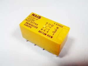 1X Relé SDS Oro 9V 2XUM 250V 3A NAIS DS2E-F-DC9V #20-12 - Bild 1 von 11