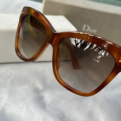 Dior Womens Sunglasses Jupon 2 3JYFM Light Havana Antique Rose 55mm - Image 1 of 4