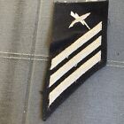 Vintage U.S. Navy 3 Stripe CT Technician Rating Embroidered Patch  (1015)