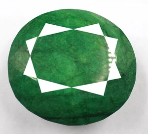 Housewarming Grande Taglio Ovale 4860.00Ct Certificato Naturale Verde Smeraldo - Foto 1 di 5