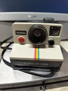 Vintage Polaroid SX-70 One Step Rainbow Stripe Instant Film Land Camera Untested - Picture 1 of 6