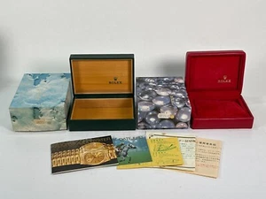 VINTAGE GENUINE ROLEX 68273 69173 Datejust watch box case 2 set 250402002y1A - Picture 1 of 10