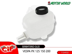 SERBATOIO OLIO MISCELATORE VESPA PX E ELESTART 125 150 200 PE ARCOBALENO DISCO - Foto 1 di 1