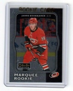 2017-18 O Pee Chee Platinum Marquee Rookie Retro R-99 Janne Kuokkanen Hurricanes