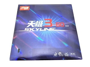 DHS SKYLINE 3-60 Table Tennis Rubber With Sponge 2.10 mm 37 Degree Black Color - Picture 1 of 5