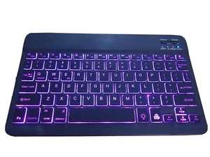 RGB draadloos Toetsenbord Met LED Verlichting met gratis RGB muis - Photo 1/12