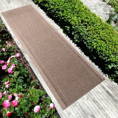 Anti-Slip Light Weight Low Profile Beige Outdoor Rug - Image 1 of 4