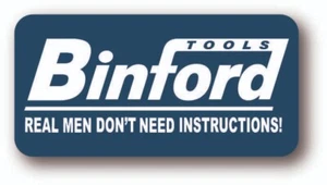 BINFORD SMALL 2" HARD HAT BUMP CAP BINFORD TOOLS Blue Sticker High Quality - Bild 1 von 4