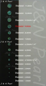 20 piezas 9 mm Paua Abulón Inyección Puntos Material para Guitarra Ukelele Banjo - Imagen 1 de 2