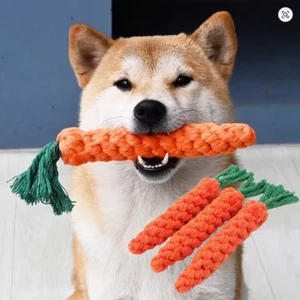 Carrot Rope Pet Dog Toy - Picture 1 of 5