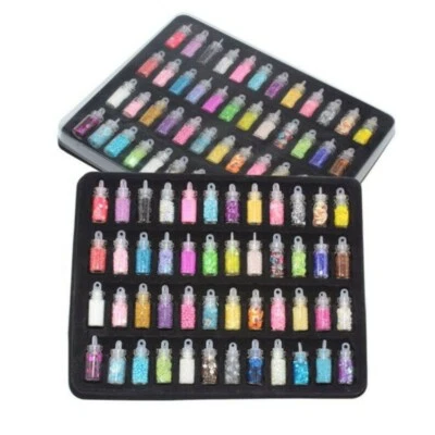 Nail Sequins Powder Glitter UV Gel Manicure Tips 3D Nail Arts Decor Chic Makeup - Image 1 of 4