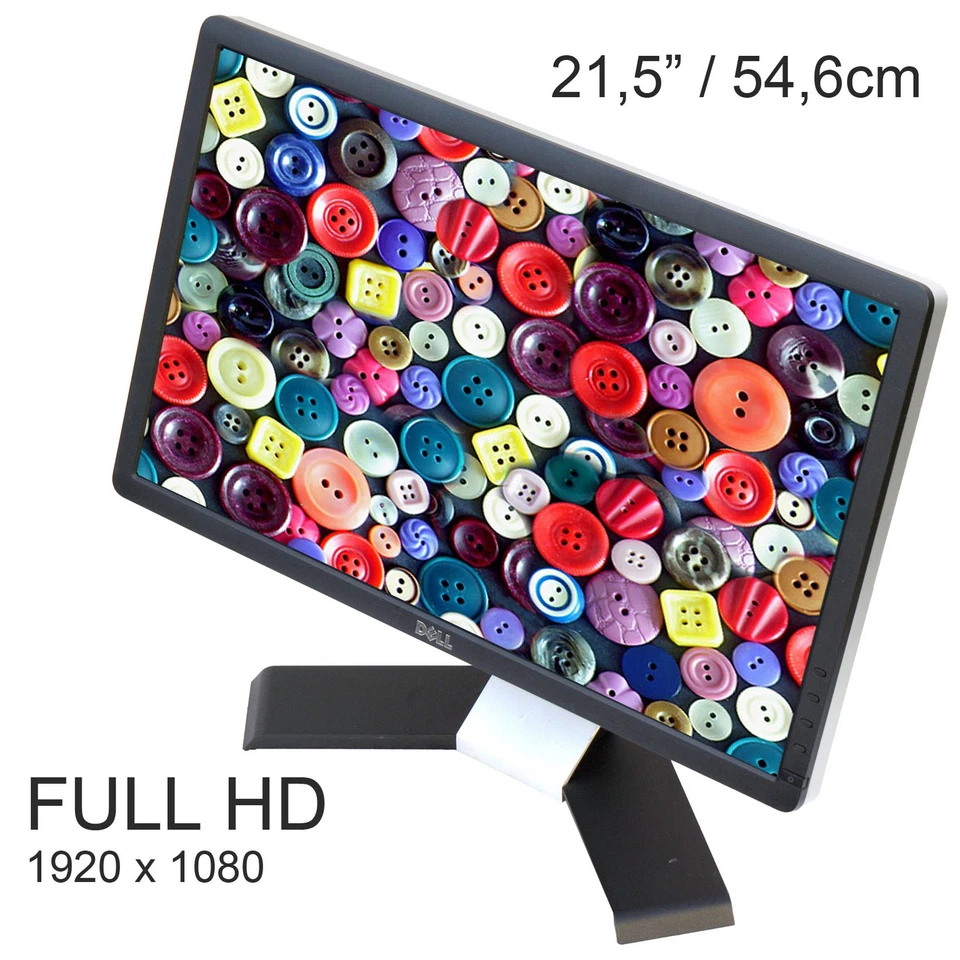 Dell 21.5" 54.6Cm Full Hd Monitor U2212Hmc Display Port Dvi Vga Usb Ips M1086 - Image 1 of 4