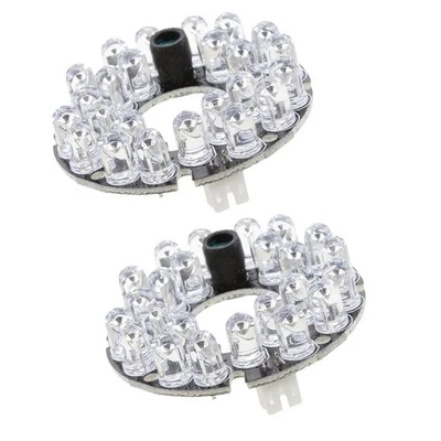 2 x 24 Infrarot IR LED Lampe für Sicherheitsüberwachungskamera DVR System - Image 1 of 4