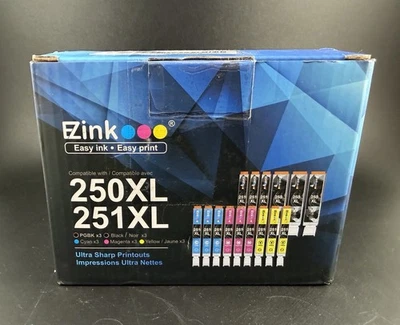 Tinta NIP EZ 250XL 251XL Plus algunos paquetes abiertos negra y color Foto 1 de 4