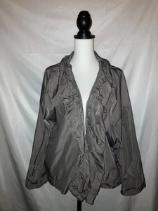 Graue Jacke mit Rüschenkragen von Planet - Bild 1 von 5