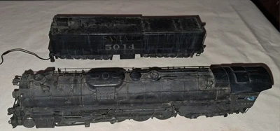 HO Brass PFM United ATSF Santa Fe 2-10-4 #5014 W/Modeltronics Sound Used - Image 1 of 4