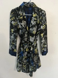 Ladies Desigual Multicolored Long Coat Size XL/ UK16 - Picture 1 of 6