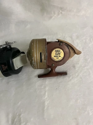 Fishing Vintage Eagle Claw Reel Model 102 Wright & Mcgill Co & Zebco 76 Reel - Image 1 of 4