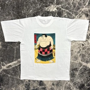 Vintage Art Shirt Herren XL 90s Sumo Wrestling Japan Japanese Kanji Tokyo Samurai - Bild 1 von 7