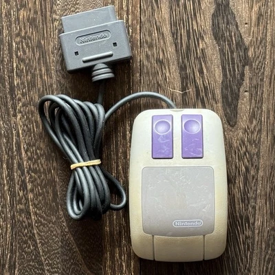 Super Nintendo SNES Official OEM Gray Mouse Controller SNS-016 Tested 15 - Image 1 of 4