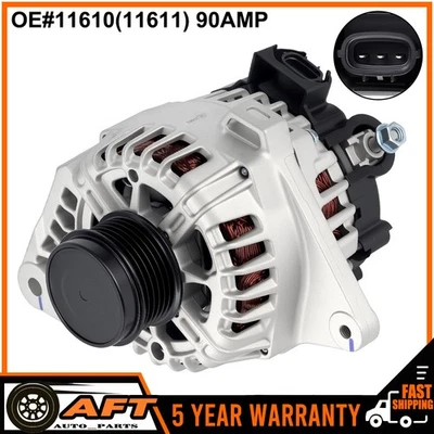 Alternador nuevo para Hyundai Elantra 2011-2016 1,8 L 2014-2016 Kia Forte Koup 2,0 L Foto 1 de 4