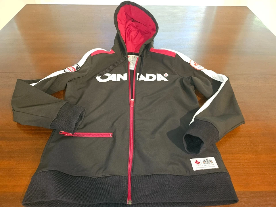 CHAQUETA DE POLIETILENO HBC HUDSONS BAY 2010 VANCOUVER CANADÁ OLIMPICS SOFT SHELL PARA MUJER L Foto 1 de 4