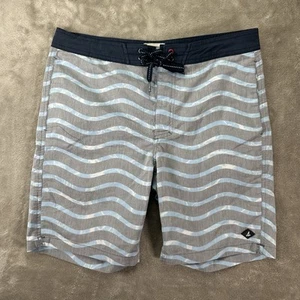 Sperry Top-Sider Board Shorts Multi-color Striped Swim Trunks Size 30 - Picture 1 of 6