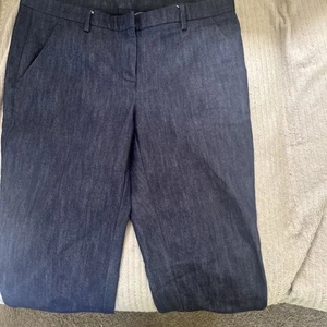 Neu ohne Etikett seltene Moncler Damen Marine Twill Pantalone Webhose Cargohose Größe 44 - Bild 1 von 6