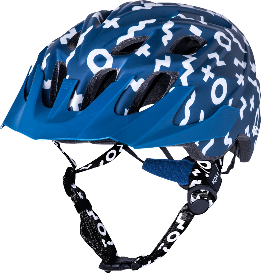 KALI 0221421222 Youth Chakra Plus Helmet - Zwiggles - Matte Teal/White