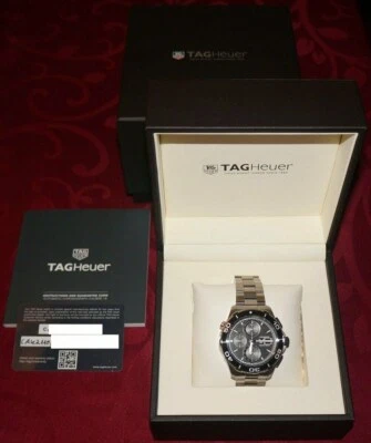 TAG HEUER Herrenuhr Aquaracer Calibre 16 Automatic 500m CAK2110 ungetragen neu - Bild 1 von 4