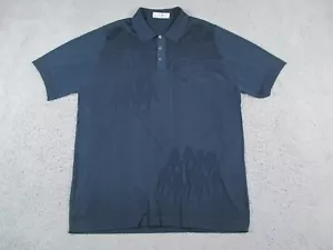 Montagut Paris Polo Shirt Mens Size 7 Blue Pullover Polyamide Nylon - Picture 1 of 7