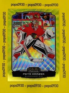 Petr Mrazek, Chicago, 2023, O-Pee-Chee Platinum, neon yellow surge, #54 - Bild 1 von 2