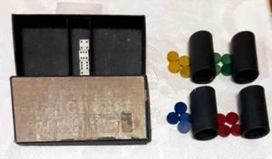 Vintage Parcheesi "A Royal Game of India" Popular Edition Game Pieces 1937 - Picture 1 of 2