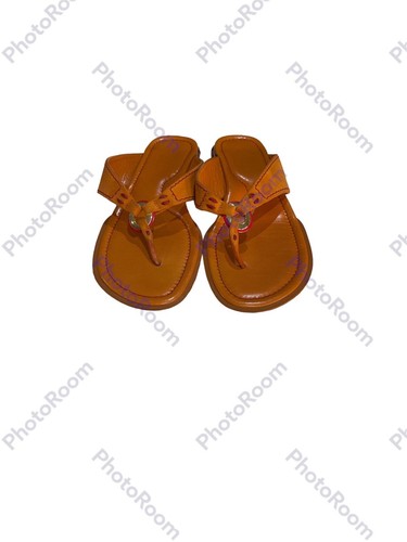 TOD’S Sandali slip on arancioni Tods usati in pelle taglia 7