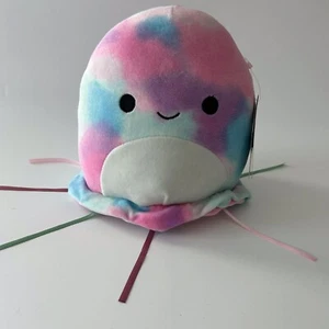 Original Squishmallows 7" Krisa the Tie Dye Jellyfish Soft Plush Kelly Toy - Picture 1 of 7