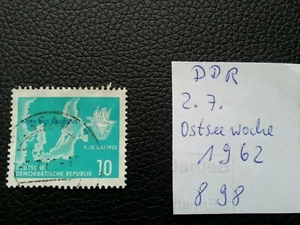 DDR Briefmarke, 1962, Michelnr. 898, gestempelt, Ostseewoche - Bild 1 von 1
