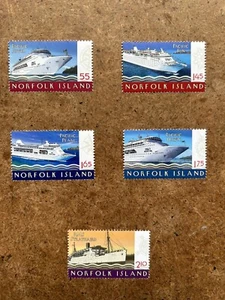 Norfolk Island 2010. Cruise Ships To Norfolk Island, 5v, SG1083-1087, MNH - Picture 1 of 1