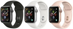 Apple Watch Series 4 GPS WiFi Bluetooth 40mm 44mm Sport Band Aluminum Case 16GB - Picture 1 of 26