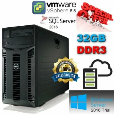 Dell PowerEdge T410 2X Six Core X5670 2.93Ghz 32GB DDR3 RAM 2X 3.5" CADDY DVD/RW - Image 1 of 2