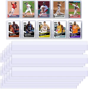 Paquete de 10 vitrinas de tarjetas de béisbol de montaje en pared para 60 tarjetas con funda - Imagen 1 de 7